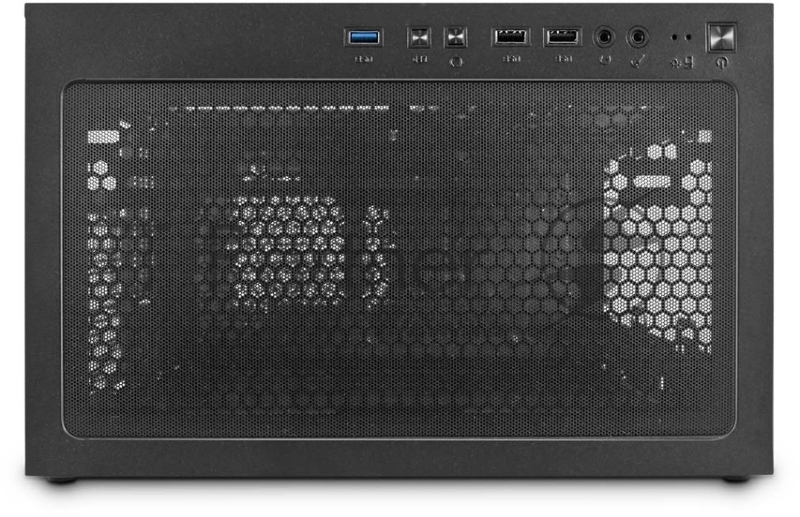 Корпус 1STPLAYER FIREBASE X4-M Black / mATX, TG / 1x120mm & 2x140mm LED fans inc. / X4-M-BK-2F1P-1F1