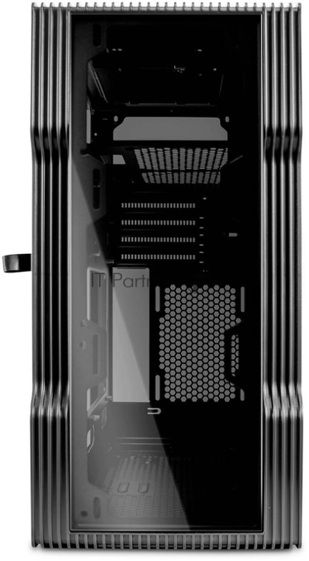 Корпус 1STPLAYER TRILOBITE T3-G Black / mATX, TG / 4x 120mm LED fans inc. / T3-G-BK-4F1
