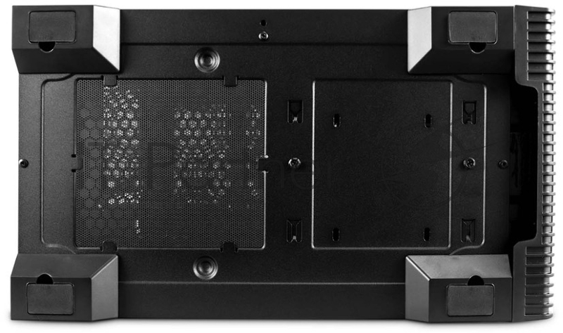 Корпус 1STPLAYER TRILOBITE T3-G Black / mATX, TG / 4x 120mm LED fans inc. / T3-G-BK-4F1