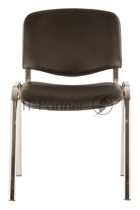 Стул Nowy Styl ISO WIN черный сиденье черный кожзам на ножках металл хром