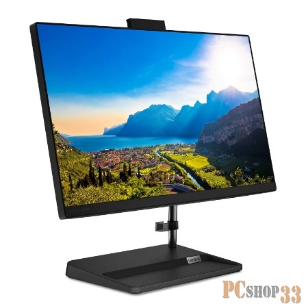 Моноблок Lenovo IdeaCentre AIO 3 22ADA6 21.5 (1920x1080)/AMD Athlon 3050U(2.3Ghz)/4096Mb/256SSDGb/ Radeon/BT/WiFi/war 1y/6.07kg/black/DOS + Keyboard, mouse USB