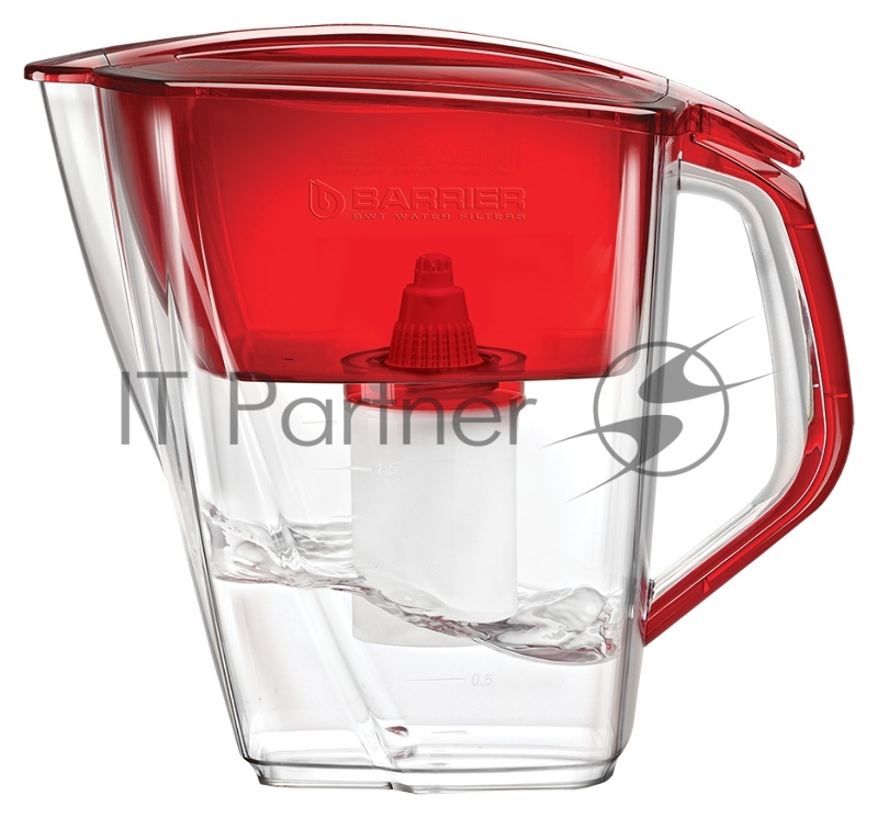 Кувшин Барьер Гранд красный 3.6л.