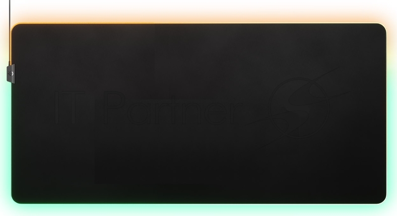 Игровой коврик для мыши Steelseries QcK Prism Cloth 3XL черный (RGB подсветка, 1220 x 590 x 4мм, текстиль, резина, USB)