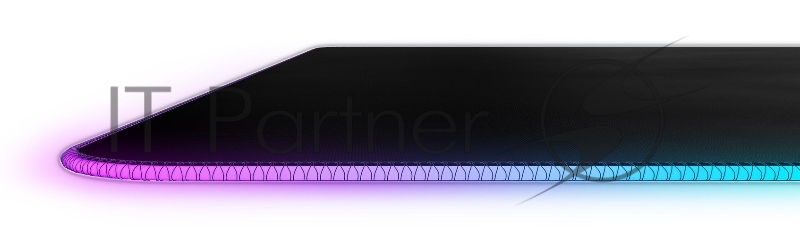 Игровой коврик для мыши Steelseries QcK Prism Cloth 3XL черный (RGB подсветка, 1220 x 590 x 4мм, текстиль, резина, USB)