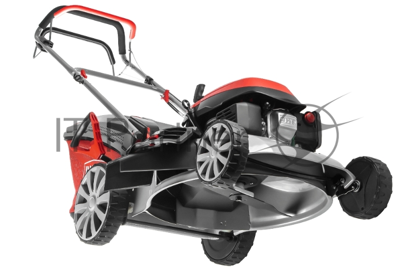 Газонокосилка бензо Hammer KMT145ST 4,5 лс 145см3 шир.48см выс.25-75мм травос.65л самох.мульч.