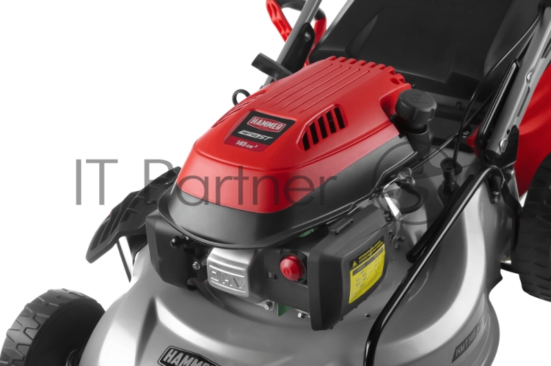 Газонокосилка бензо Hammer KMT145ST 4,5 лс 145см3 шир.48см выс.25-75мм травос.65л самох.мульч.
