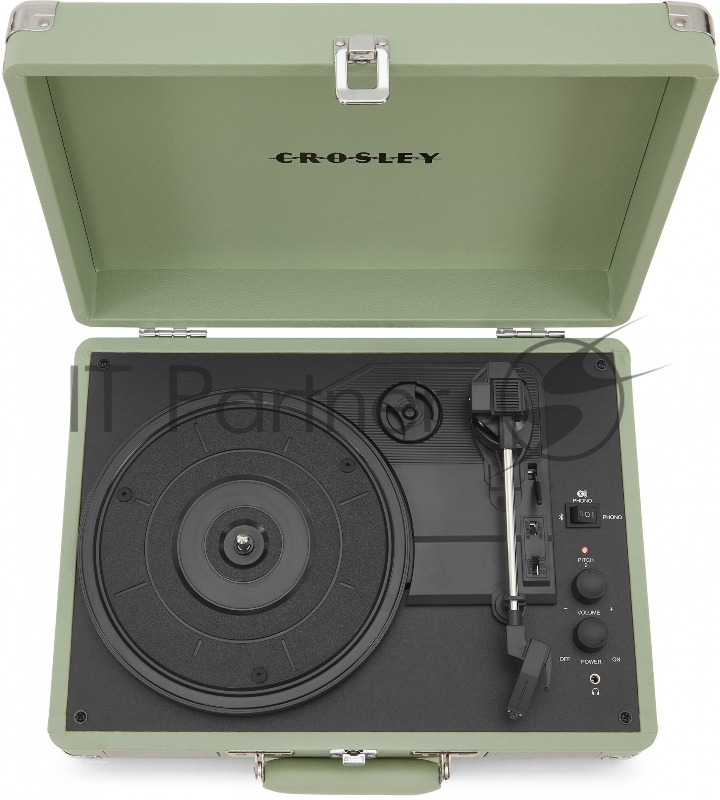 Проигрыватель винила Crosley Cruiser Plus частично автоматический мятный