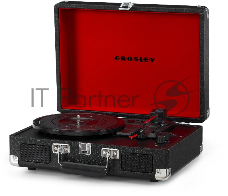 Проигрыватель винила Crosley Cruiser Plus частично автоматический черный