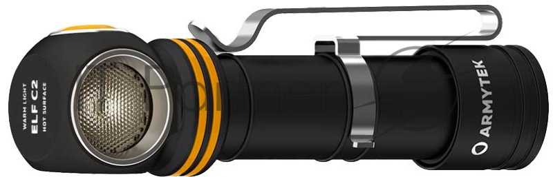 Мультифонарь светодиодный Armytek Elf C2 Micro USB+18650, 1023 лм, теплый свет, аккумулятор