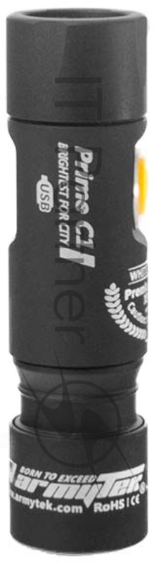 Фонарь светодиодный Armytek Prime C1 Magnet USB+18350, 980 лм, теплый свет, аккумулятор