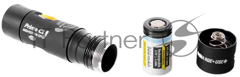 Фонарь светодиодный Armytek Prime C1 Magnet USB+18350, 980 лм, теплый свет, аккумулятор
