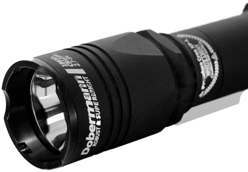 Фонарь светодиодный тактический Armytek Dobermann XP-E2, 200 лм, красный свет, аккумулятор