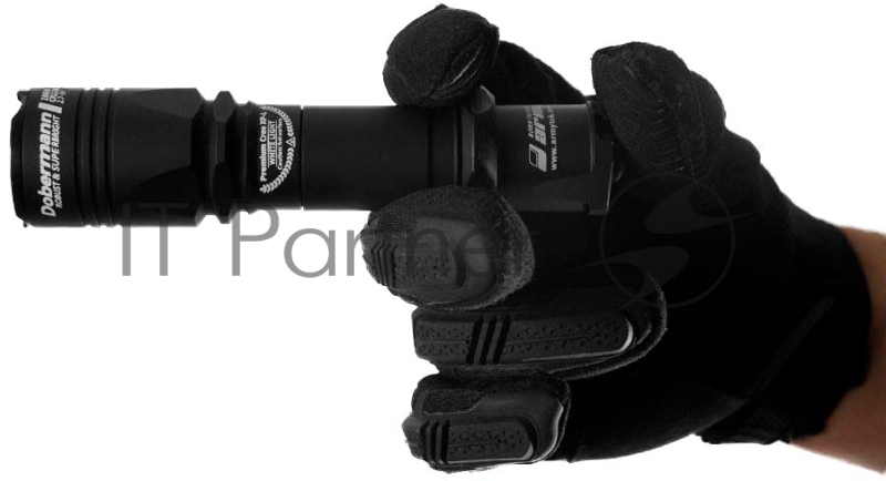 Фонарь светодиодный тактический Armytek Dobermann XP-E2, 200 лм, красный свет, аккумулятор