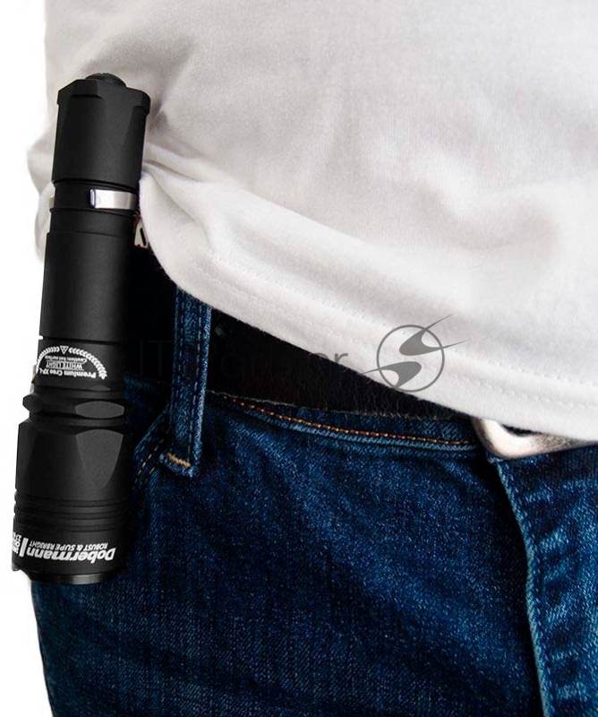 Фонарь светодиодный тактический Armytek Dobermann XP-E2, 200 лм, красный свет, аккумулятор