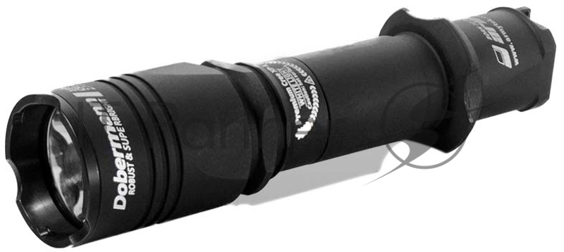 Фонарь светодиодный тактический Armytek Dobermann XP-E2, 240 лм, зеленый свет, аккумулятор