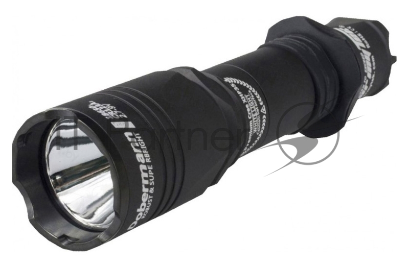 Фонарь светодиодный тактический Armytek Dobermann XP-L, 1200 лм, холодный свет, аккумулятор