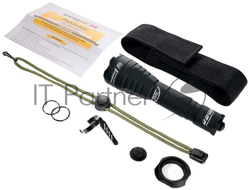 Фонарь светодиодный тактический Armytek Predator v3, 1200 лм, холодный свет, аккумулятор
