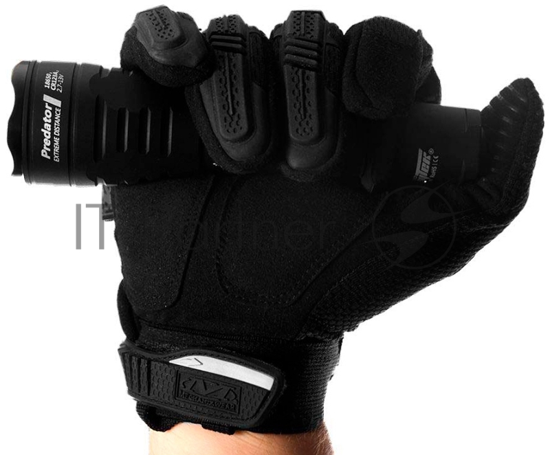 Фонарь светодиодный тактический Armytek Predator v3, 1200 лм, холодный свет, аккумулятор