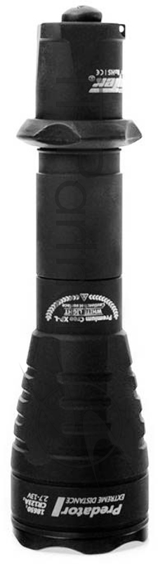 Фонарь светодиодный тактический Armytek Predator v3, 1200 лм, холодный свет, аккумулятор