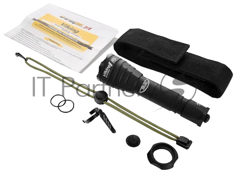 Фонарь светодиодный тактический Armytek Viking v3, 1160 лм, теплый свет, аккумулятор