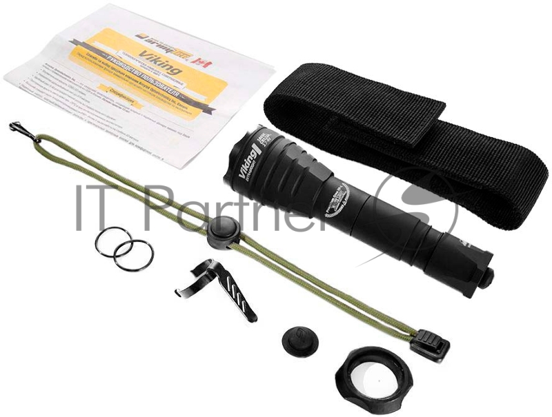 Фонарь светодиодный тактический Armytek Viking v3, 1250 лм, холодный свет, аккумулятор