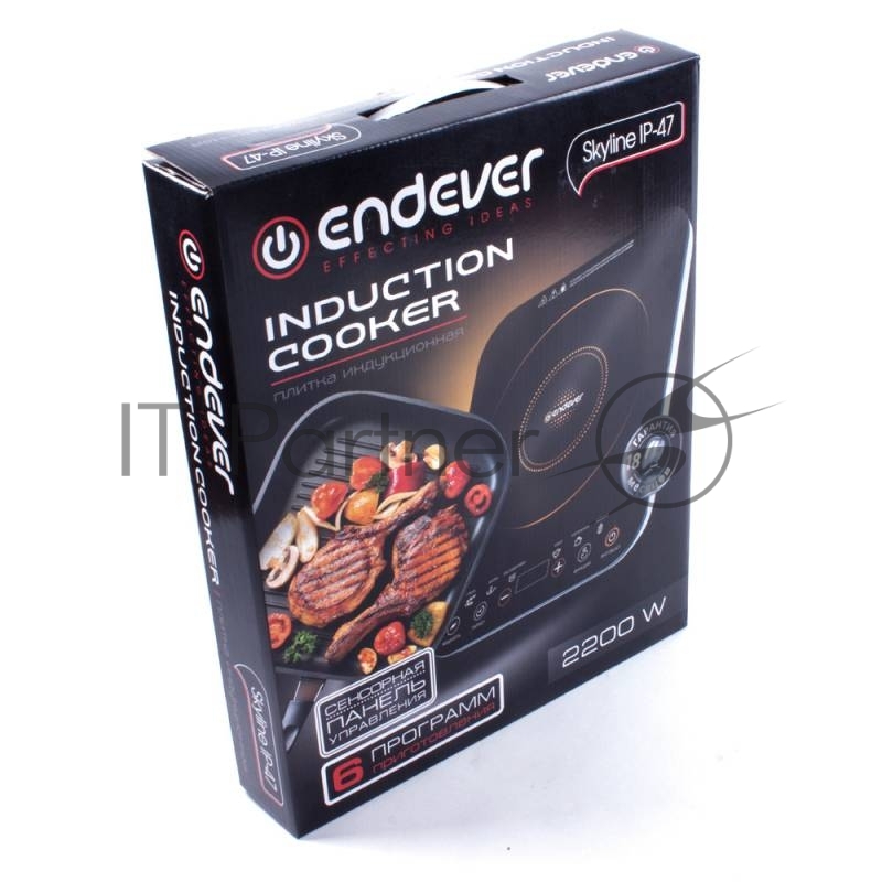 Плита Электрическая Endever Skyline IP-47 черный (настольная)
