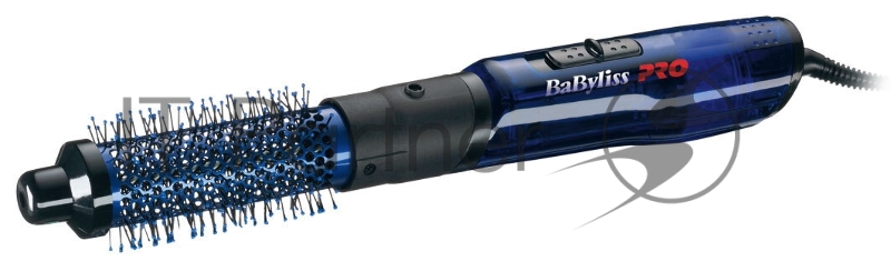 Фен-щетка BaByliss Pro Blue Lighting, 700 Вт, 1 насадка (32 мм), синяя