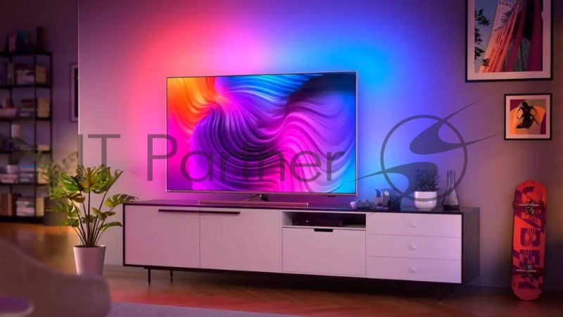 Телевизор LED Philips 50 50PUS8506/60 серебристый Ultra HD 50Hz DVB-T DVB-T2 DVB-C DVB-S DVB-S2 USB WiFi Smart TV (RUS)