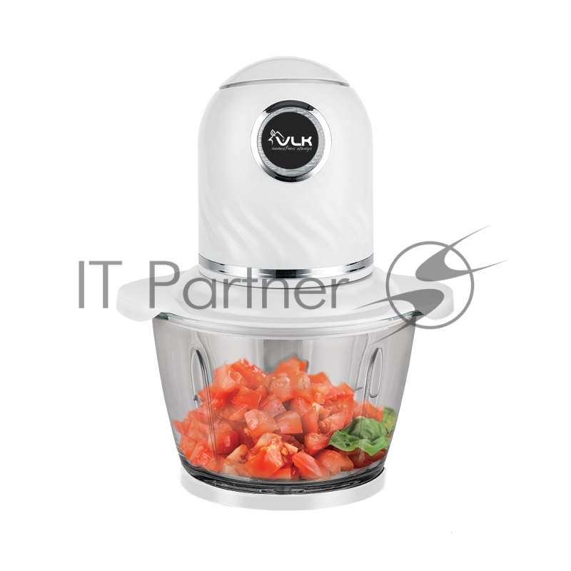 Измельчитель (чоппер) VLK Milano-6853, белый, 300 Вт, объем чаши 1 л, импульсный режим, два двойных лезвия
