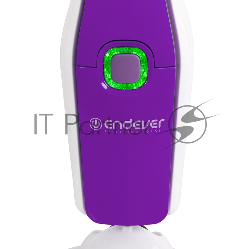 Паровая швабра Endever Odyssey Q-611, белый/фиолетовый, мощность 1300 Вт, давление пара бар, производительность пара 23г/мин, 2 шт/уп.