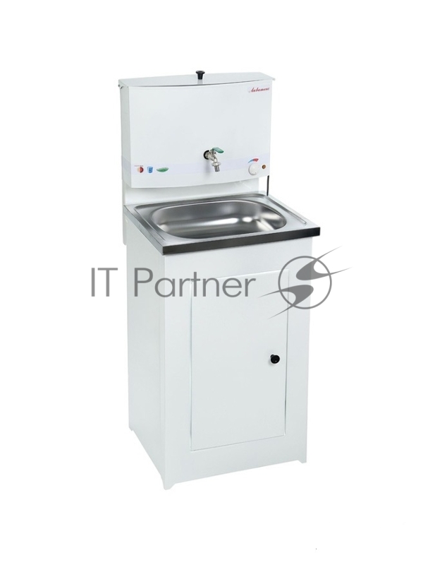 Умывальник Чистюля бак полимерное покр. без ЭВН мойка нерж. белый