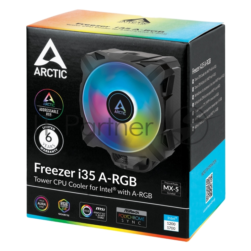 Кулер Arctic Cooling Freezer i35 ARGB Retail (Intel Socket 1200, 115x,1700) ACFRE00104A