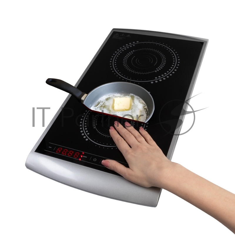 Плитка электрическая индукционного типа с двумя конфорками Endever Skyline IP-55, 1600+1300 Вт, 10 уровней регулировки температуры и мощности