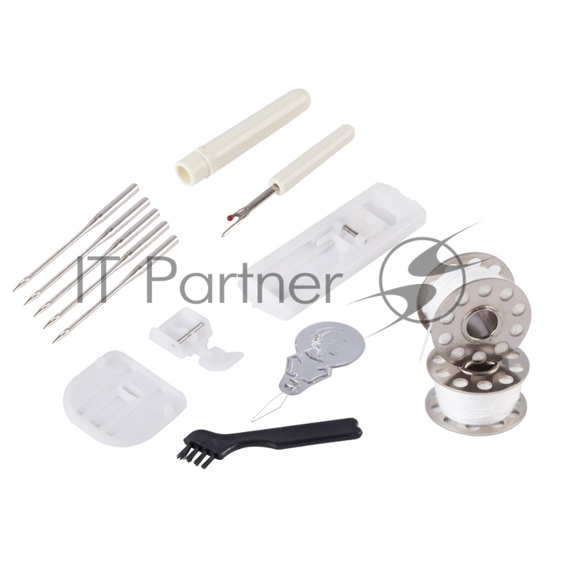 Швейная машина VLK Napoli 2450, мощ. 18W, белый, 42 видов строчки, обработка петли для пуговиц и пришивание молнии, LED-подсветка, 3 шт/уп