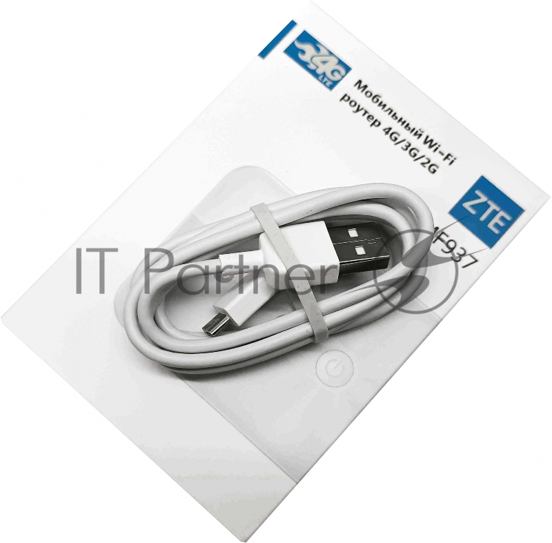 Модем 2G/3G/4G ZTE MF937 USB Wi-Fi VPN Firewall +Router внешний белый