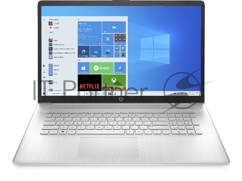 Ноутбук 17.3 IPS FHD HP 17-cp0096ur silver (AMD Ryzen 5 5500U/8Gb/512Gb SSD/noDVD/VGA int/W10) (4E2G9EA)