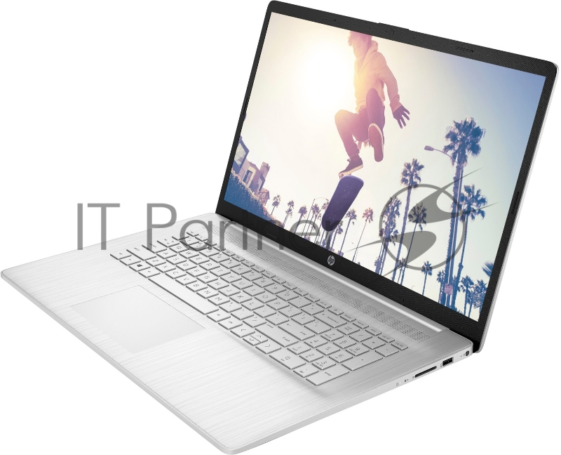 Ноутбук HP 17-cp0097ur Ryzen 3 5300U 8Gb SSD512Gb AMD Radeon 17.3 IPS FHD (1920x1080) Windows 10 silver WiFi BT Cam