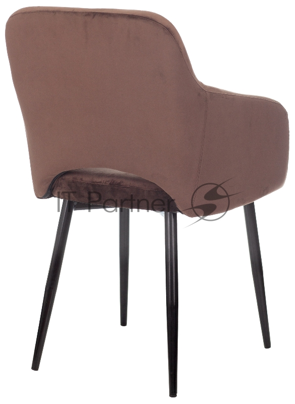 Кресло Бюрократ CH-380F мокко Italia 6 на ножках металл черный