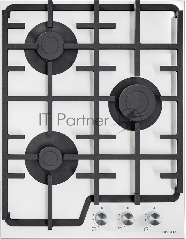 Газовая варочная поверхность Krona GALILEO 45 WH белый