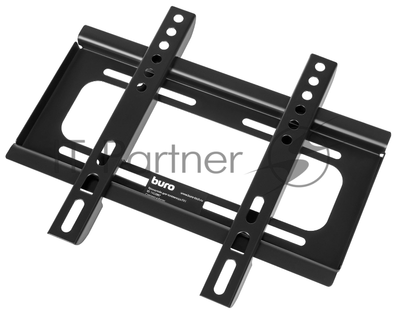 Кронштейн для телевизора Buro FX1 черный 15-48 макс.25кг настенный фиксированный