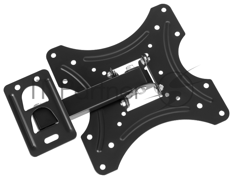 Кронштейн для телевизора SunWind 2F черный 15-48 макс.22кг настенный поворотно-выдвижной и наклонный