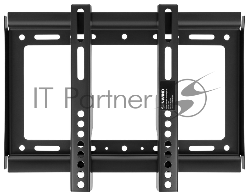 Кронштейн для телевизора SunWind 2X черный 15-48 макс.30кг настенный фиксированный