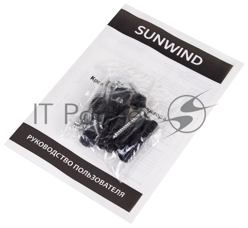 Кронштейн для телевизора SunWind 2X черный 15-48 макс.30кг настенный фиксированный