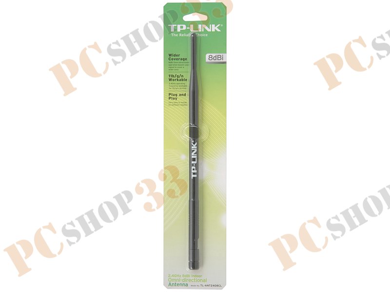 Антенна TP-Link TL-ANT2408CL WiFi 8.0dBi Indoor Omni-Directional