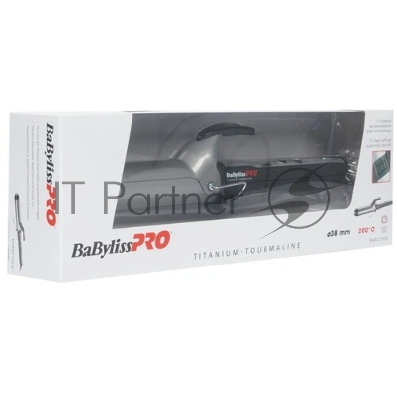 Плойка BaByliss Pro Titanium Tourmaline, 38 мм, 60 Вт