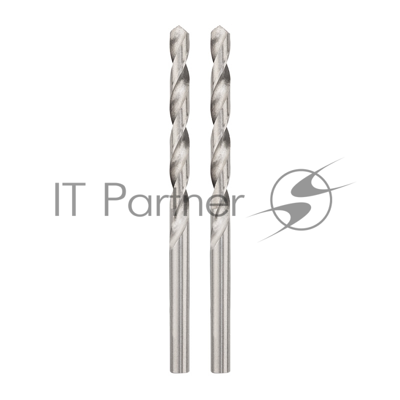 Сверло по металлу 3,2х65х35 мм HSS (2 шт. в упаковке) DIN 338 Kranz
