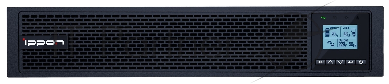 Источник бесперебойного питания Ippon Innova RT II 3000 900Вт 1000ВА черный