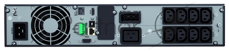 Источник бесперебойного питания Ippon Innova RT II 3000 900Вт 1000ВА черный