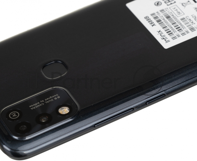 Смартфон Infinix X688B Hot 11 play 64Gb 4Gb черный моноблок 3G 4G 2Sim 6.82 720x1640 Android 11 13Mpix 802.11 a/b/g/n/ac GPS GSM900/1800 GSM1900 TouchSc FM microSD max512Gb
