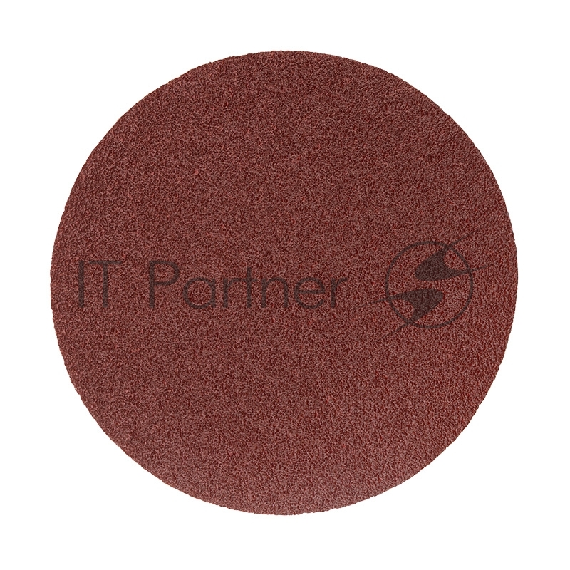 Диск абразивный на ворсовой основе на липучке, без отверстий, P 60, 125 мм, 10 шт. Kranz